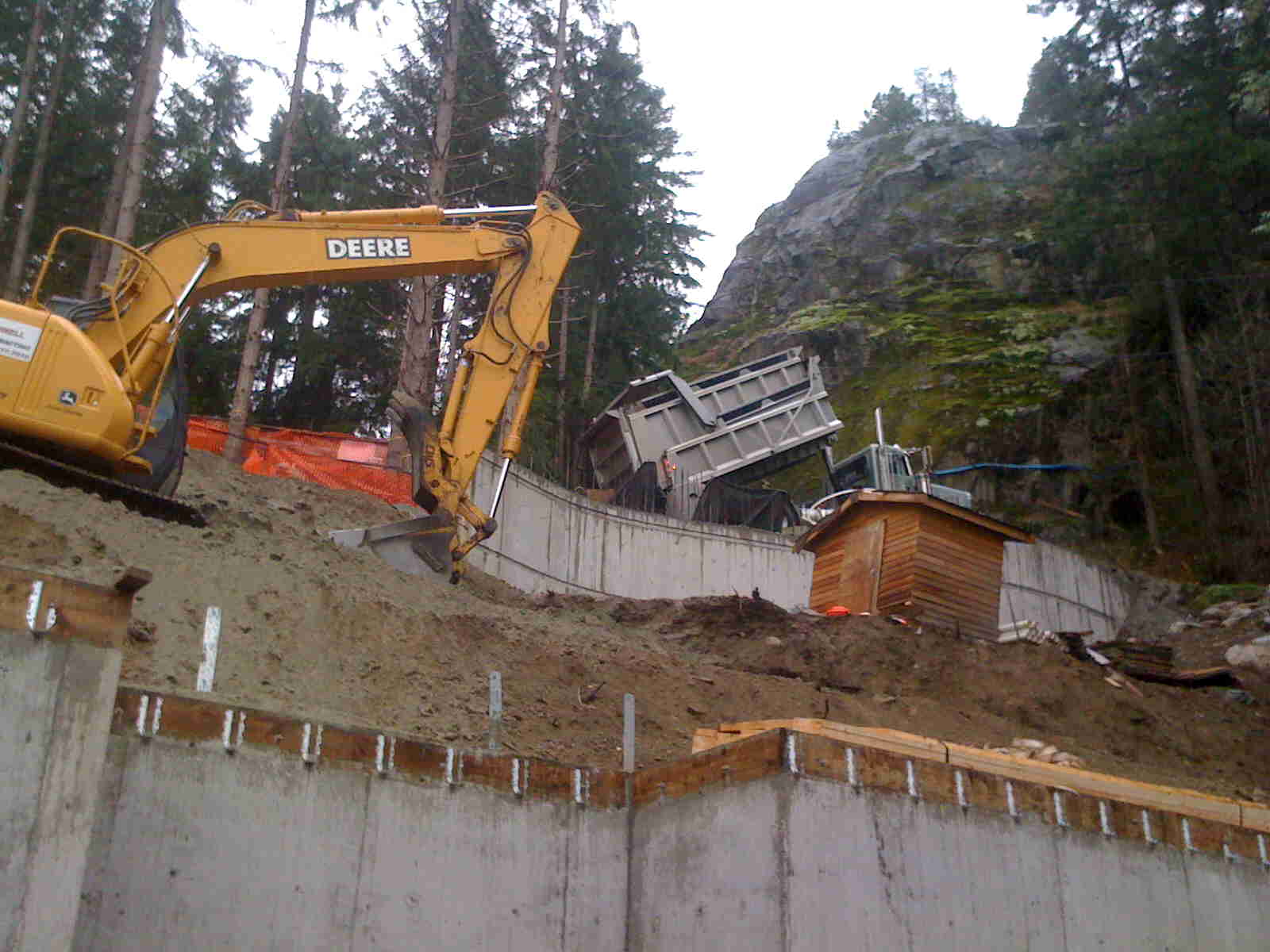 Unloading Gravel